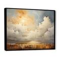 thumbnail image 2 of Designart "Clouds Prairies compositions V" Landscapes Floater Framed Canvas Art Print, 2 of 7