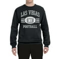thumbnail image 2 of Wild Bobby City of Las Vegas LAV American Football Fantasy Fan Sports Unisex Crewneck Graphic Sweatshirt, Black, X-Large, 2 of 3