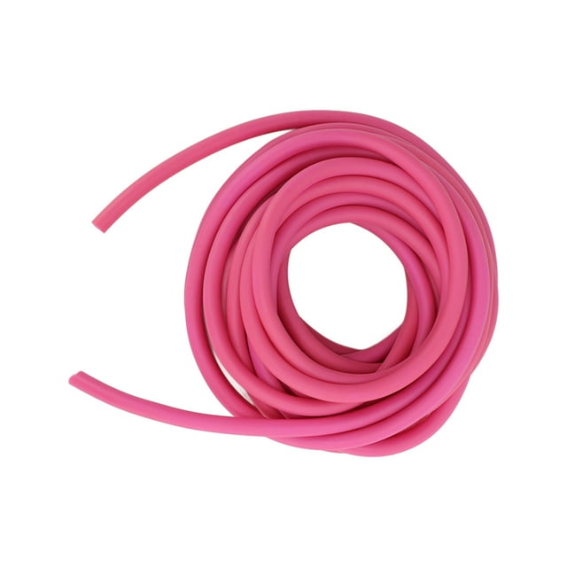 XYCCA Q4070 5M Natural Latex Rubber Tube Stretch Elastic Tube Outdoor Hunting Replacement BandPink-082003