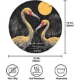 thumbnail image 4 of Coolnut Flamingos Round Placemats Washable Placemats Non-Slip Heat-Resistant Table Place Mats for Dining Kitchen Holiday Party Table 15.4"-6PCS Home Decor, 4 of 7