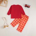 thumbnail image 4 of ZIXKCGDSE Boys Outfits Cartoon Printed Long Sleeve Top and Wide Leg Pants Fall Clothes Set Size 12-18 Months, 4 of 4