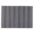 thumbnail image 2 of Alfombra rectangular Benzara Inc con diseño de rayas grande gris oscuro, 2 of 2