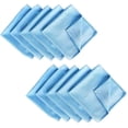 thumbnail image 1 of AIVS Microfiber Glass Detailing Cleaning Cloths-10 Pack (12" x 12")-Streak Free-Lint Free-Quickly Clean Windows,Mirrors,Windshield, Computer Screen,TV Tablets and Dishes, 1 of 7