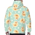 thumbnail image 7 of Sikiie Cute Duck Men's Hoodie, Essentials Hoodie, Sweatshirt, Pullover Hooded Sweatshirt for Men-Large, 7 of 7
