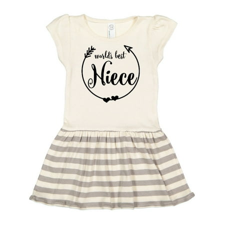 

Inktastic World s Best Niece Gift Toddler Girl Dress