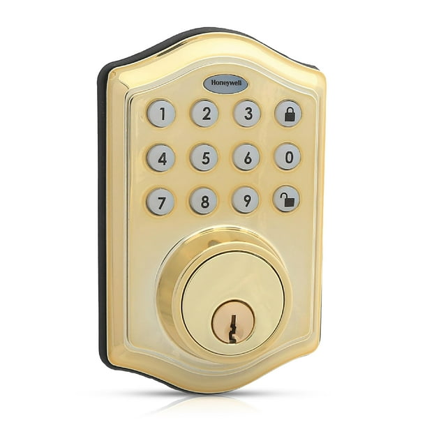 Cerradura electrónica inteligente Honeywell para puerta de entrada sin llave
