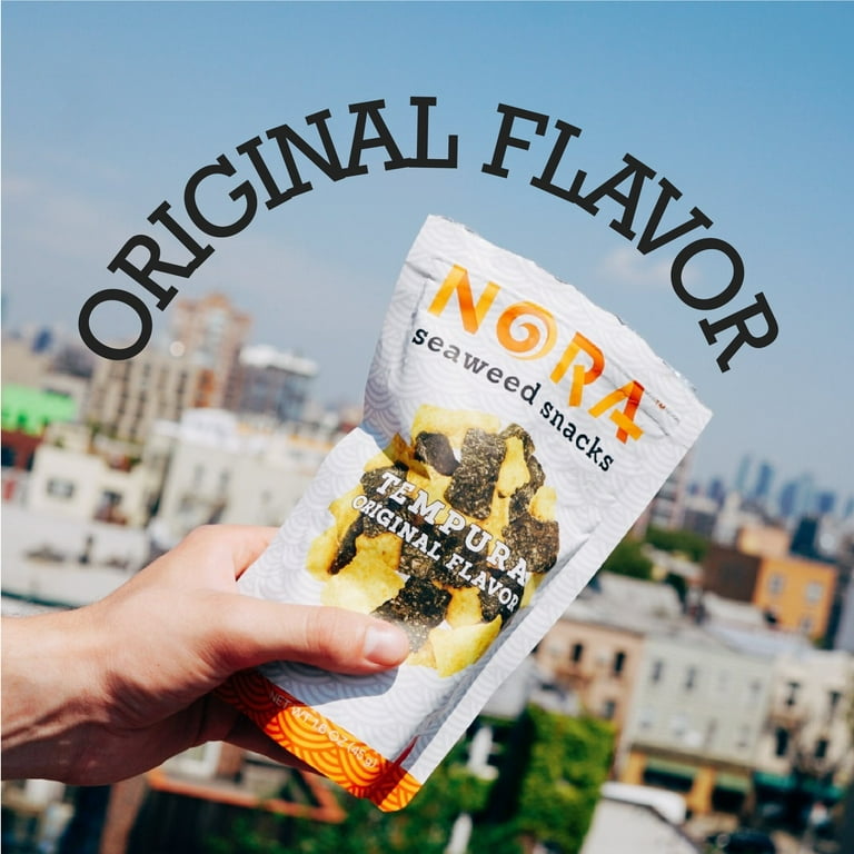 Nora Tempura Original Crispy Seaweed Snacks, Thai-Flavored, Vegan