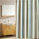 thumbnail image 2 of Cortina de ducha de 200 x 240 cm (ancho x alto), cortinas de ducha a prueba de moho, forro de tela de poliéster suave, cortinas de baño, cortina de hermoso patrón para baño WC JFHHH pequeña, 2 of 5