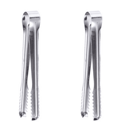 

Ice tongs Stainless Steel with Sharp Teeth Make Grabbing Ice Easy for Ice Bucket Ice Sugar Cubes Coffee Bar Food Serving