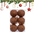 thumbnail image 5 of 6-Piece Crochet Christmas Ornaments, 2.36" Shatterproof Yarn Ball Ornaments for Xmas Trees, Winter Weddings & Festive Home Decor, 5 of 5