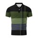 thumbnail image 2 of Mens Manga Corta Botón Abajo Camisas con Bolsillo Pulover Botón de Impresión de la Camisa de Solapa de Poliéster Cuello de Vuelta, Blusa Casual para Hombres, 2 of 4