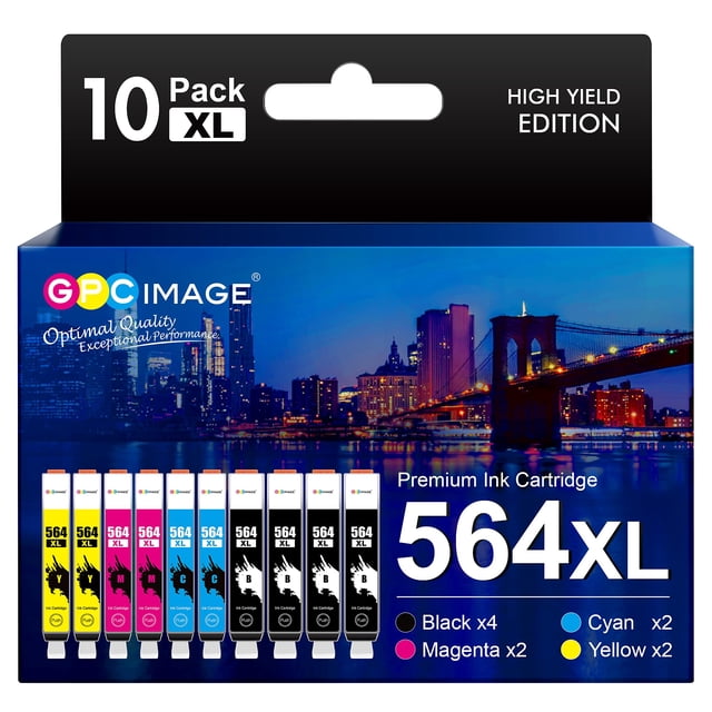 Cartucho de tinta GPC Image de repuesto para HP 564XL 564 XL