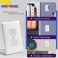 thumbnail image 4 of Kit de placas de pared ENERLITES de 1 módulo, 11 unidades, blanco, policarbonato, 4 of 7