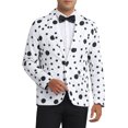 thumbnail image 1 of CHAQUETA DE TRAJE PARA HOMBRES INSPIRE CHIC, ESTAMPADO DE LUNARES, CIERRE DE UN BOTÓN, S, 1 of 6