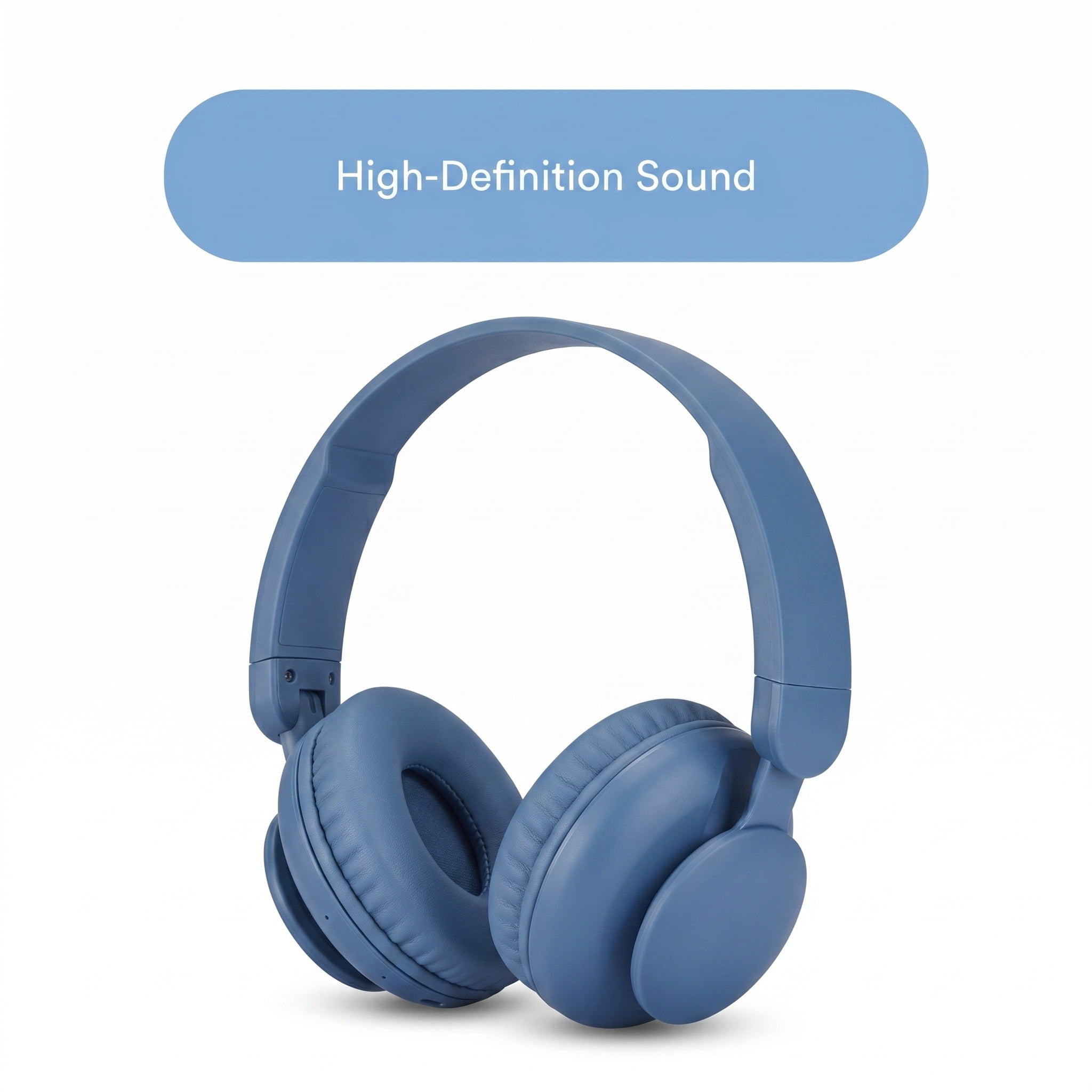 onn Wireless On-Ear Headphones, Blue thumbnail 6