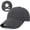 Dark Grey, variant on LQCrafK Criss Cross Ponytail Hat High Mesh Womens Baseball Cap Hat Ponytail Hat for Women