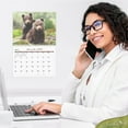 EcoEarth Monthly Wall Calendar for Year 2025, 12Month Baby Animals
