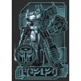 thumbnail image 2 of Women's Transformers Optimus Prime Digital Outline  Graphic Tee Black Large, 2 of 4
