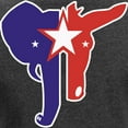 thumbnail image 3 of CafePress - Republican Democrat Women's Long Sleeve Dark T Shi - Women's Long Sleeve Graphic Tee Casual Fit, 3 of 4