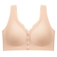 thumbnail image 5 of Xucatan Daisy Bras Older Women Seamless No Underwire Front Closure Push Up Comfortable Bralette Full Coverage Plus Size Gift, 5 of 7