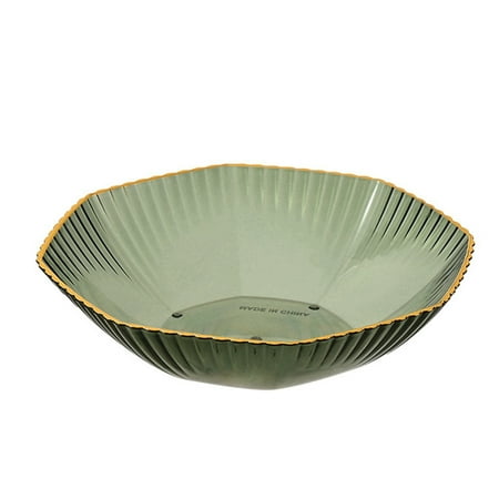 

MATHOWAL Fruit Plate Dried Fruit Snack Plate Table Ware Plate Party Dessert Storage Plastic Plate Light Fruit Plate Kitchen Storge tools