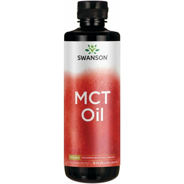 Swanson Suplemento Aceite de MCT 100 % puro, 16 onzas líquidas (473 ml)