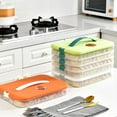thumbnail image 6 of Freezing Storage Box Clear Fridge Box with Time Recoder Multilayer Container Stackable for Kitchen, 6 of 9
