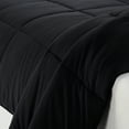 thumbnail image 5 of Serta Simply 3-Piece Clean Antimicrobial Black Solid Comforter Set, Full/Queen, 5 of 11