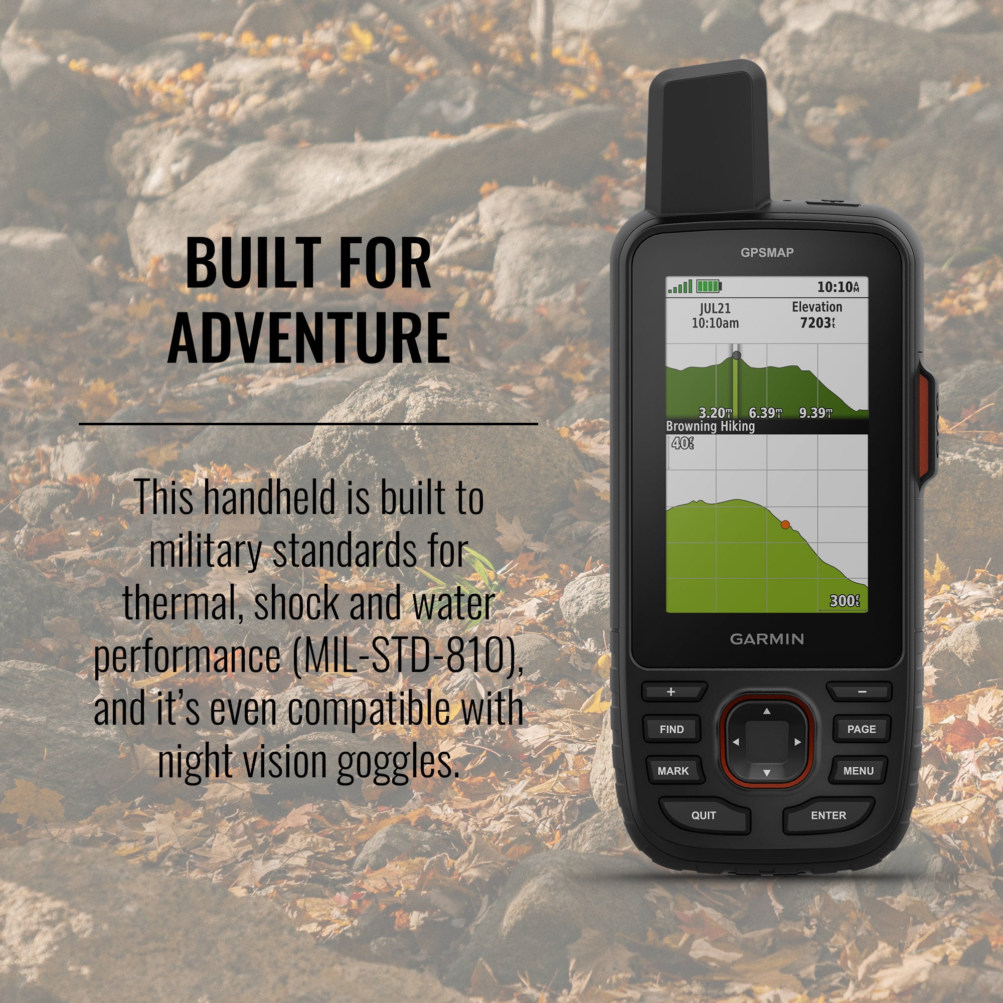 Garmin GPSMAP 67i Rugged Hiking GPS Premium inReach Satellite Technology Mapping Bundle with Accessories
