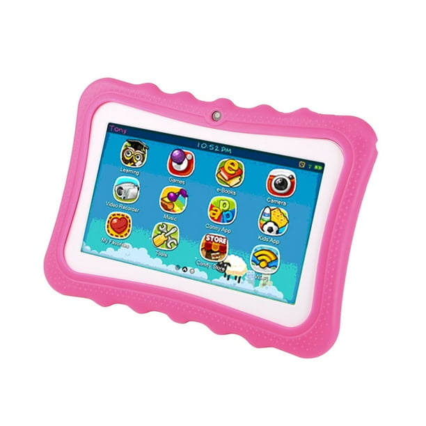 7 Pouces Quad Core Enfants Tablette PC 1GB Ram + 8gb ROM Apprentissage Professionnel Éducation Tablette Ordinateur pour Android 4.4