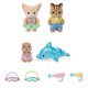 thumbnail image 3 of Set de trío Toy Calico Critters Nursery Friends Pool Fun, 3 of 5