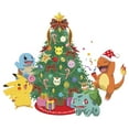 thumbnail image 2 of Men's Pokemon Christmas Tree Characters  Long Sleeve Shirt White 2X Large, 2 of 4