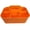 Orange, variant on Enjoy Organizer 6-Compartment Desktop Organizer, Orange, 1 Pack