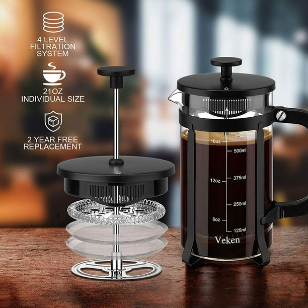 Individual french press hot sale