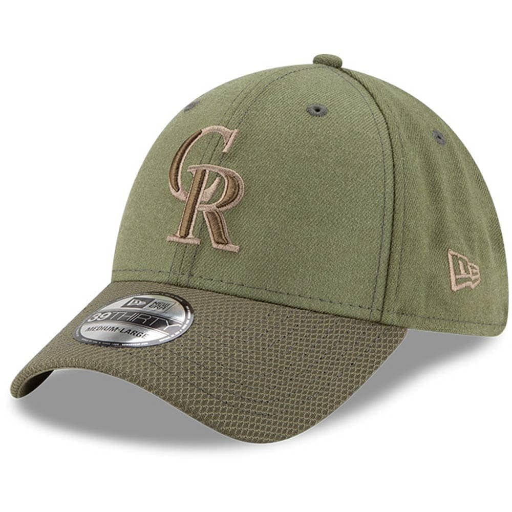Men's New Era Olive Colorado Rockies 
