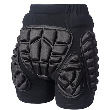 BenKen 3D EVA Padded Shorts - Hip & Tailbone Protection For Skiing, Snowboarding, Skateboarding & Cycling