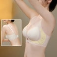thumbnail image 6 of FJHNGBDH Womens Comfortable Bra Wireless Padded Ultra Thin Jelly Gel Breathable Underwire Bra Cover Pulls Together Thin Straps To Secure Cup Underwear Full Coverage Bralettes, 6 of 9