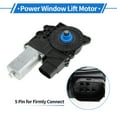 thumbnail image 4 of Rear Right Passenger Side Power Window Regulator Lift Motor for BMW 323i Sedan 2006-2011 No.67626927026 5 Pin Car Window Glass Lift Motor, 4 of 8