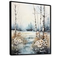 thumbnail image 2 of Designart "Winter Wonderland Alaska I" Landscapes Floater Framed Wall Art Print, 2 of 7