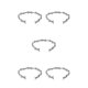thumbnail image 2 of Sonducket Brazaletes duraderos y elegantes, accesorios para cualquier ocasión, brazalete, amplia aplicación, idea de regalo, plata Type2 NO2, 2 of 6