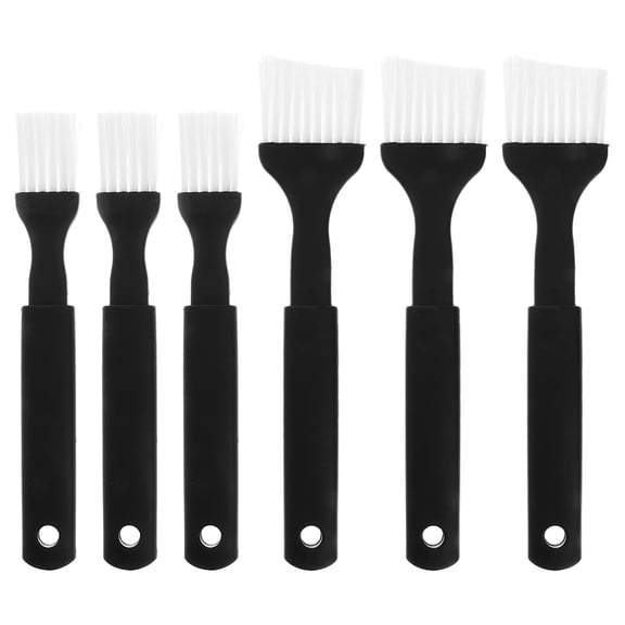 6Pcs Barbecue Baking Oil Tools Kitchen Plastic Handle Baking Bakery Oil Brush Tools