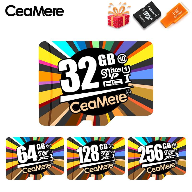 Ceamere Memory Card U3 Uhs 3 Micro Sd Card Class10 Uhs 1 Flash Card Memory Microsd Tf Sd Cards Walmart Com Walmart Com