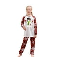 thumbnail image 3 of Odeerbi Matching Family Christmas Pajamas Sets Milk Fiber Sleepwear Parent-Child Warm Xmas Printed Home Wear Set Two-piece Jammies Set Loungewear for Kids, 3 of 6