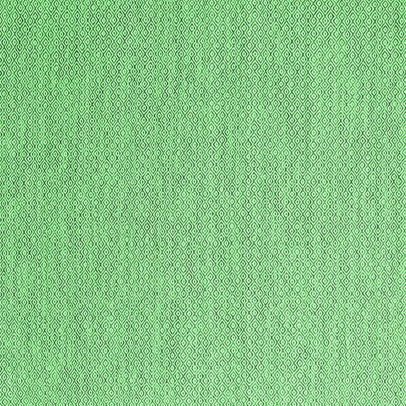 Ahgly Company Indoor Square Abstract Green Contemporary Area Rugs, 6' Square