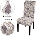 thumbnail image 4 of Dining Chair Covers Set of 4 Floral Dining Chair Cover Washable Kitchen Chair Slipcovers Seat Protector for Home or Dining Room, 4 of 5