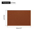 thumbnail image 2 of Uxcell 12 Pcs Soft Felt Sheets Fabric Craft Sheets Brown 7.87" x 11.81", 2 of 7
