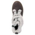 thumbnail image 3 of Wonder Nation Unisex Kids Faux Fur Boots Gemstone Straps, Round Toe, Black, Sizes 13-6, 3 of 3