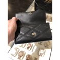 thumbnail image 4 of Michael Kors Serena MD Quilted Leather Flap Backpack Handbag Purse+Wallet Black, 4 of 4
