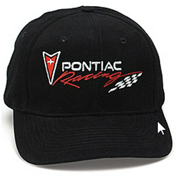 JEGS 12213 H105 Pontiac Racing LowProfile Hat Black GM Officially