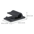 thumbnail image 3 of EeaseCA 100PCS Double-sided Tape Fixed Wire Plastic Cable Fixing Clips Self Adhesive Wire Fixer Household Cable Wire Management Clamp for Home Use (Black), 3 of 7